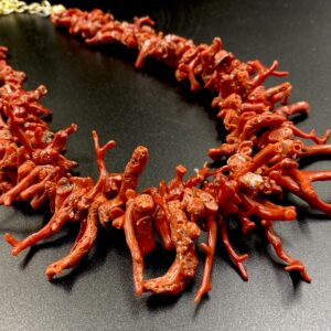 Collana Corallo Rosso Rubrum Due Fili Rami Porto Cervo Sardegna
